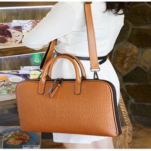 Business Women's Briefcase Leather Handbag